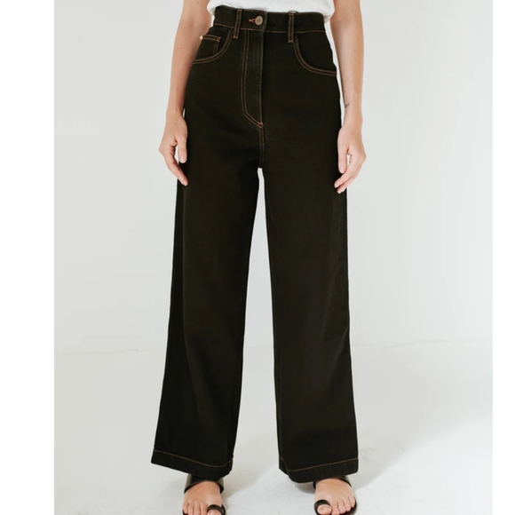 Nanushka Marfa high rise wide leg jean - Picture 5 of 6